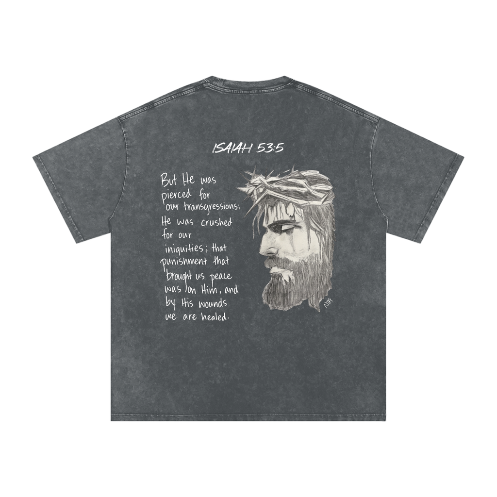 Isaiah 53:5 Grey T-Shirt